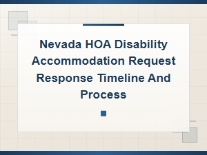 Nevada Hoa Disability Accommodation Request Process
